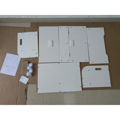 Wooden Toy Box with 4 Universal Wheels, Kids Toy Storage Organizer with Front Bookshelf, Flip-Top Lid, Safety Hinge, Boys Girls Toy Chest Bench for Playroom Kids Room Organization (White)