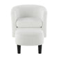 Swivel Accent Chair 360 Comfy Recliner Corduroy Arm Chair Single Sofa with Ottoman for Living Room Bedroom