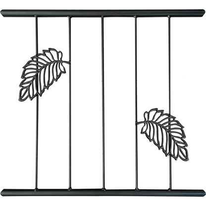 Metal Garden Arch with doors Garden Arbor Trellis Climbing Plants Support Arch Outdoor Arch Wedding Arch Party Events Archway Black