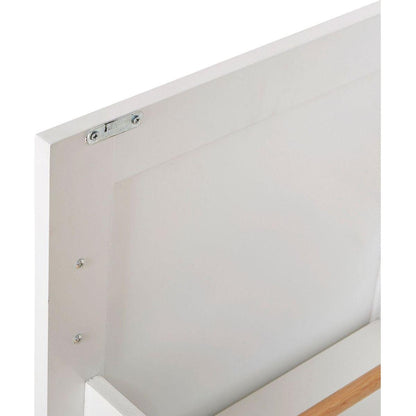 Rolling Kitchen Island with Storage, Kitchen Cart with Rubber Wood Top, Spacious Drawer with Divider and Internal Storage Rack, Kitchen Island on Wheels with Adjustable Shelf Tower Rack, White