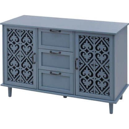 2 Door 3 Drawer Cabinet, American Furniture, Suitable for Bedroom, Living Room, Study