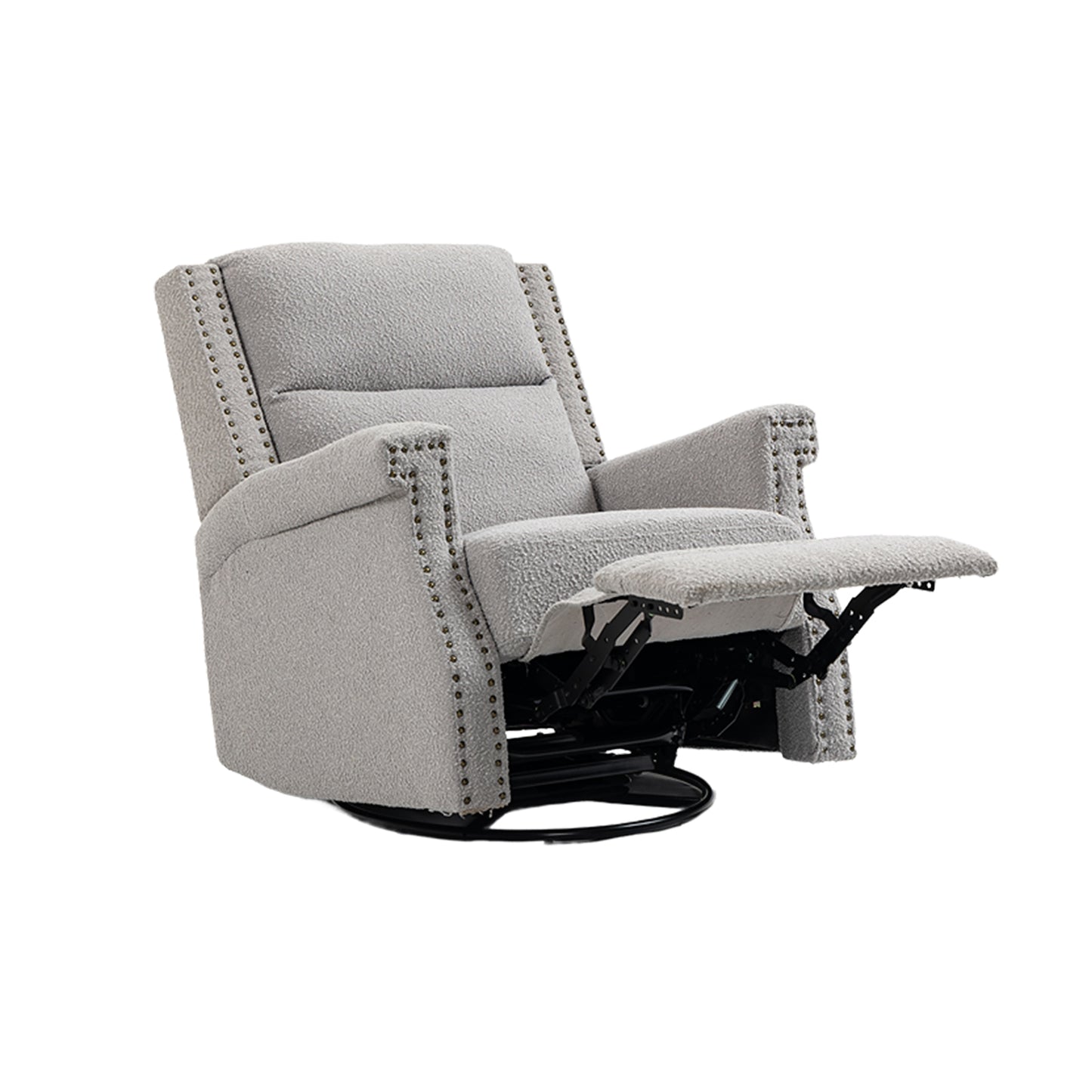 Swivel Recliner Chair, 360 Degree Swivel leisure Chair, Leisure Arm Chair, Nursery Rocking Chairs, Manual Reclining Chair