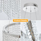 Fancy hanging ceiling lamps luxury modern pendant light crystal chandelier