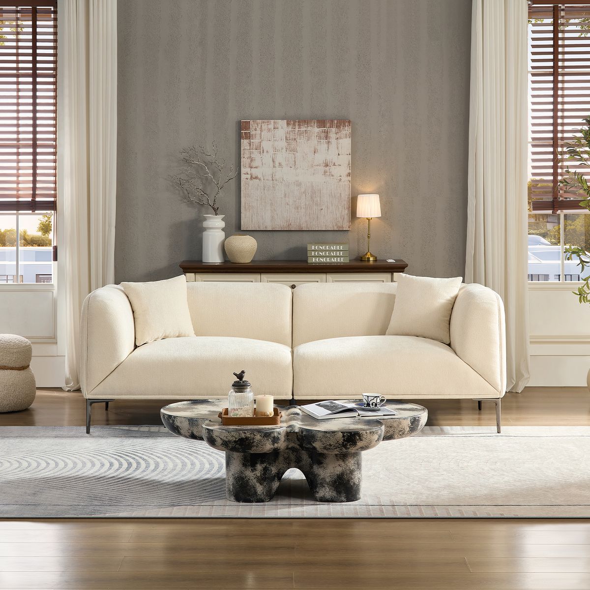 Modern Sofa for Living Room Family Movie Nights & Reading Hours