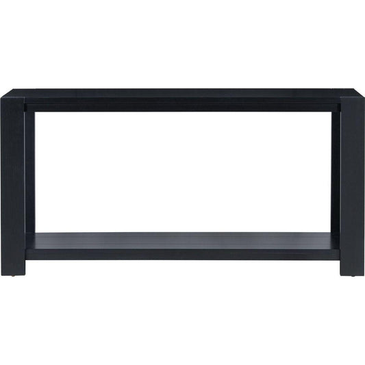 Distinctive Features of a Minimalist Console Table with Bottom Shelf and Four Legs, Suitable for Entryway, Hallway, Living Room, Foyer, Corridor