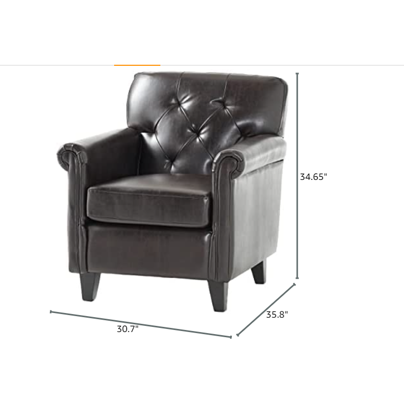 VERONICA KD TUFTED CLUB CHAIR