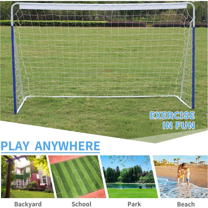 Kids Soccer Goals for Backyard Portable Youth Soccer Goal with Net 8x5 FT