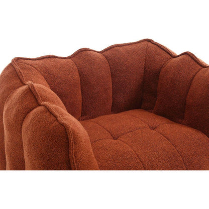 Soft Bean Bag Chair with High Resilient Foam(Chips)for living room and bedroom,Comfortable Square Lazy Sofa with Footstool, Cover for Adults to Gaming, Reading, and Watching TV