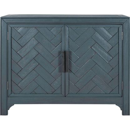 40" Modern Cabinets with Unique Design Doors with 1 Adjustable Shelves,Suitable for Multiple Rooms Such as Living Room and Study Room