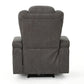 33" Wide Power Standard Recliner Chair with Arm Storage with USB