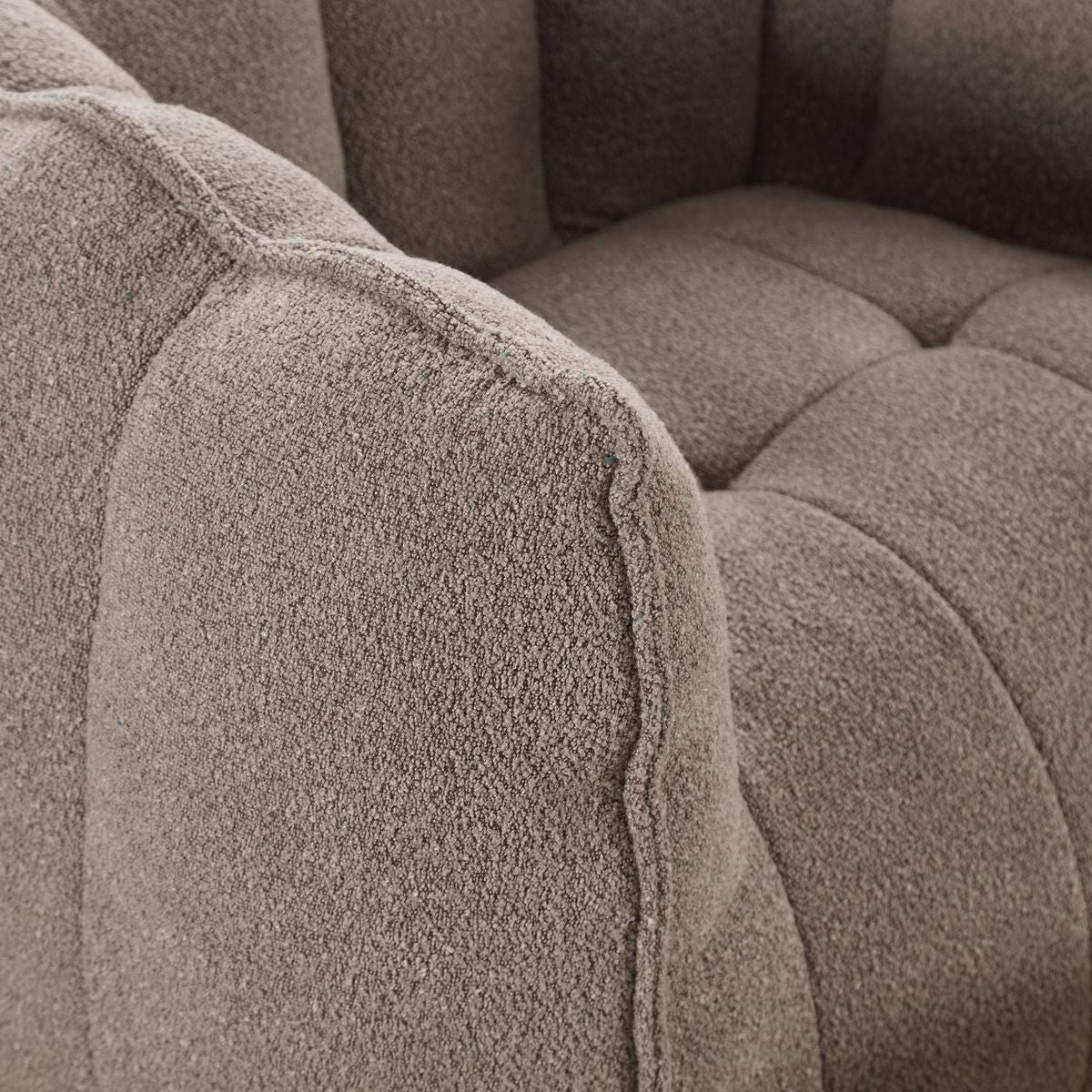 Soft Bean Bag Chair with High Resilient Foam(Chips)for living room and bedroom,Comfortable Square Lazy Sofa with Footstool, Cover for Adults to Gaming, Reading, and Watching TV - Streamdale Furniture