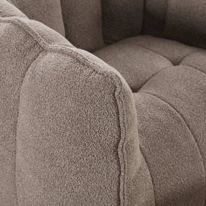 Soft Bean Bag Chair with High Resilient Foam(Chips)for living room and bedroom,Comfortable Square Lazy Sofa with Footstool, Cover for Adults to Gaming, Reading, and Watching TV - Streamdale Furniture