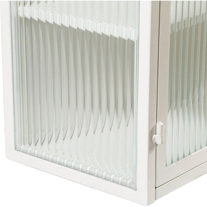 27.56"Glass Doors Modern Two-door Wall Cabinet with Featuring Three-tier Storage for Entryway Living Room Bathroom Dining Room,White