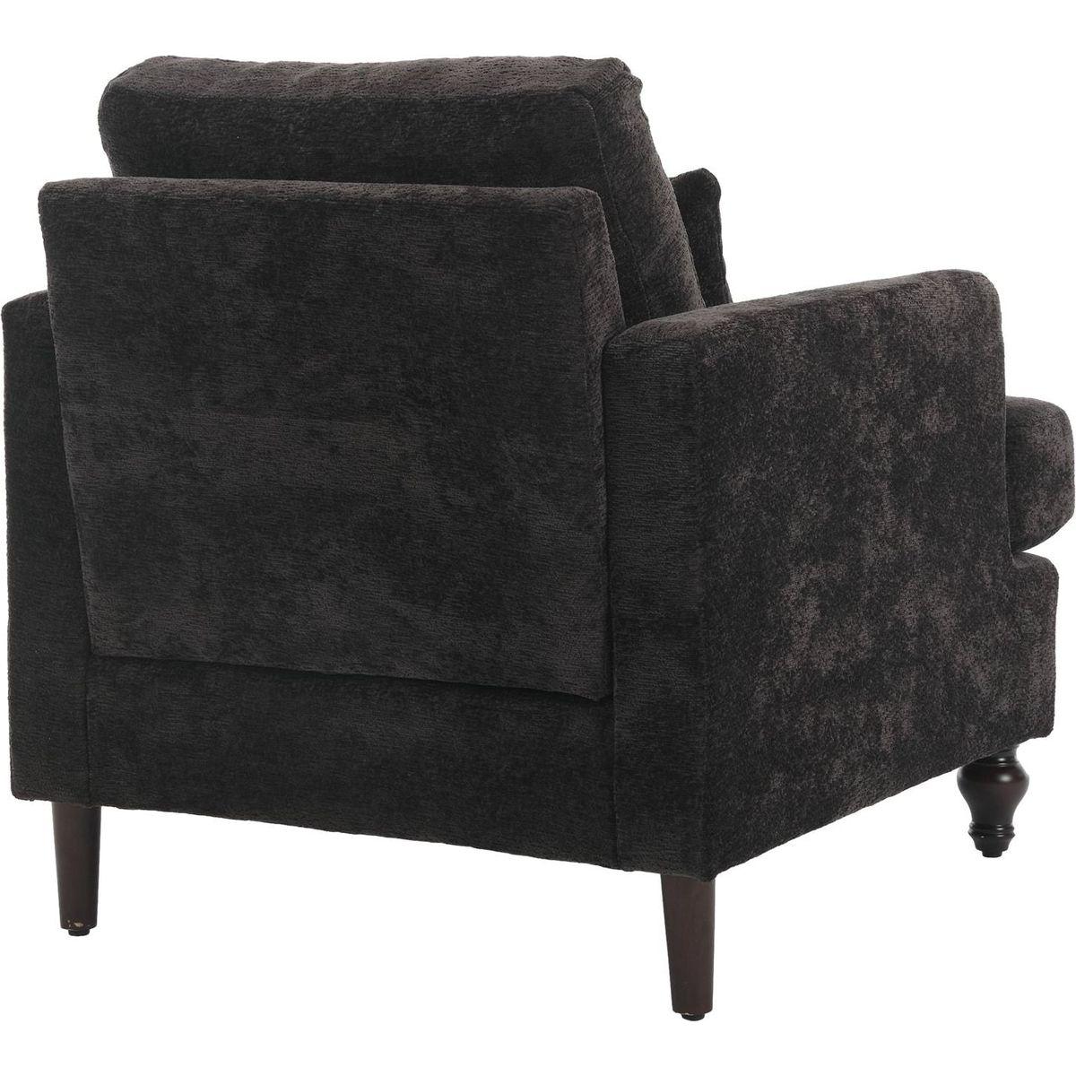 Wood Frame Armchair, Modern Accent Chair Lounge Chair for Living Room