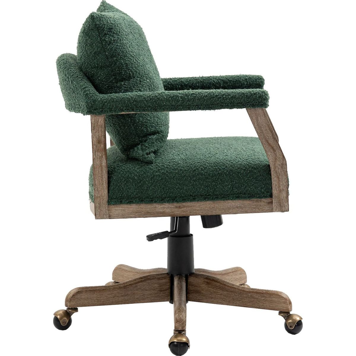 Computer Chair Office Chair Adjustable Swivel Chair Fabric Seat Home Study Chair