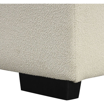 82.6" L-shaped Sectional Pull Out Sofa Bed Sleeper Sofa with Two USB Ports, Two Power Sockets and a Movable Storage Ottoman, Beige