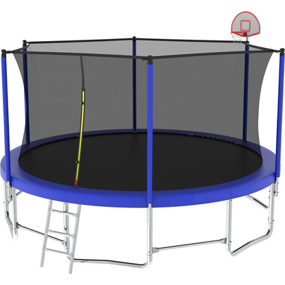 15FT for Kids Children with Safety Enclosure Net Outdoor Backyards Large Recreational Trampoline