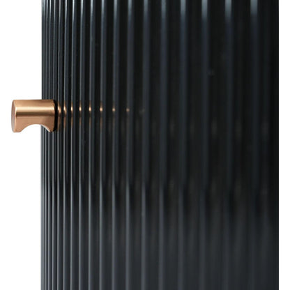 Modern Round Coffee Table with 2 large Drawers Storage Accent Table(31.5")