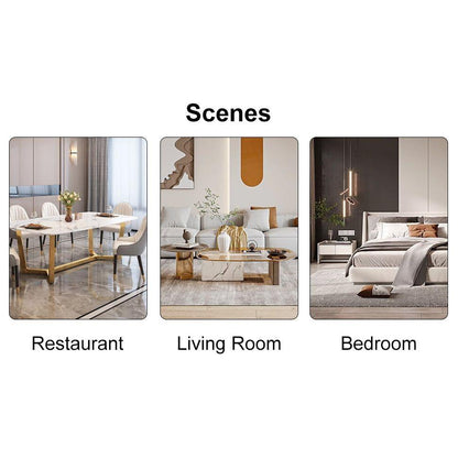 Modern dining chairs, dining room chairs, and golden leg cushioned chairs made of artificial leather, suitable for kitchens, living rooms, bedrooms, and offices. Set of 4 pieces (white+PU)