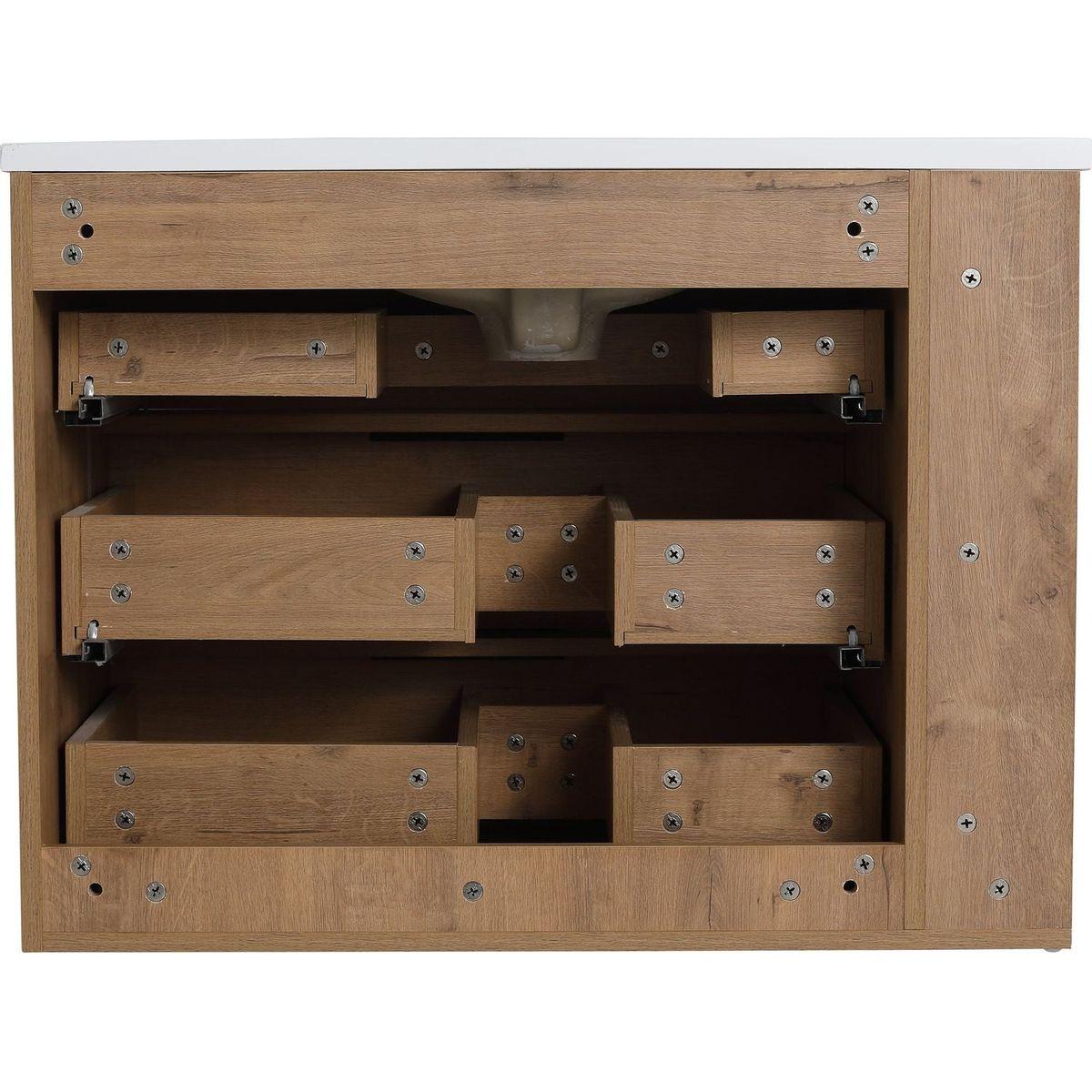 30 Inch Bathroom Vanity With Top(GGRB3020MOWH)