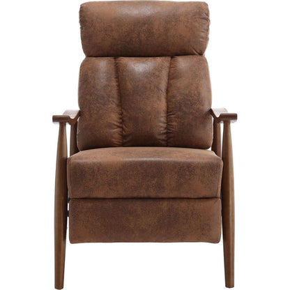 Wood Frame Armchair, Modern Accent Chair Lounge Chair for Living Room