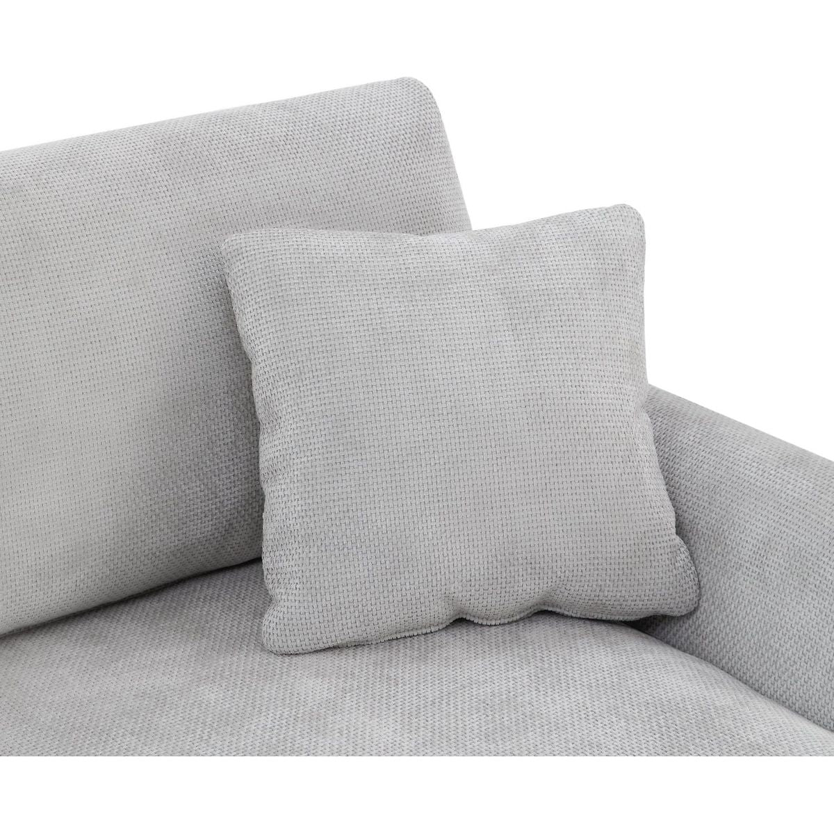 119x55" Modern Oversized Sectional Sofa,L-shaped Luxury Couch Set with 2 Free pillows,5-seat Chenille Indoor Furniture with Chaise for Living Room,Apartment,Office,2 Colors