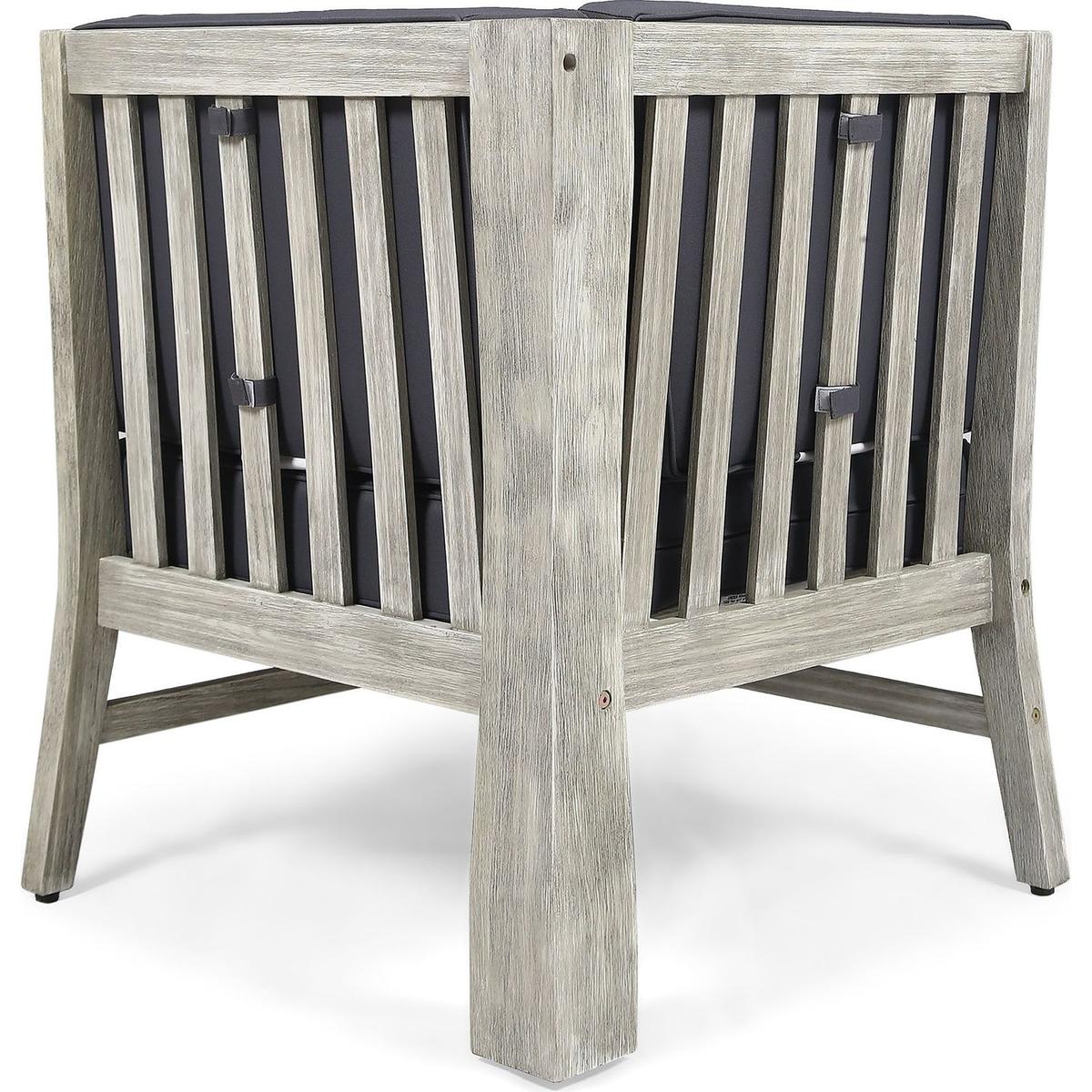 PERLA CORNER CHAIR, GREY