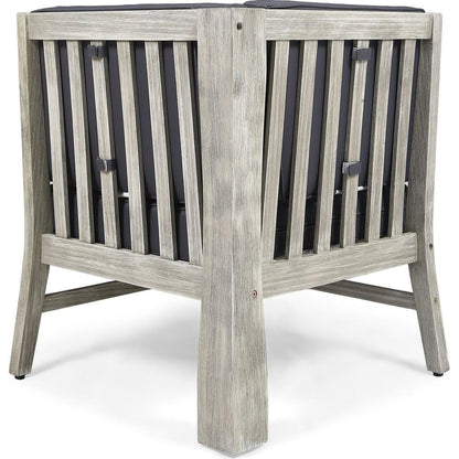 PERLA CORNER CHAIR, GREY