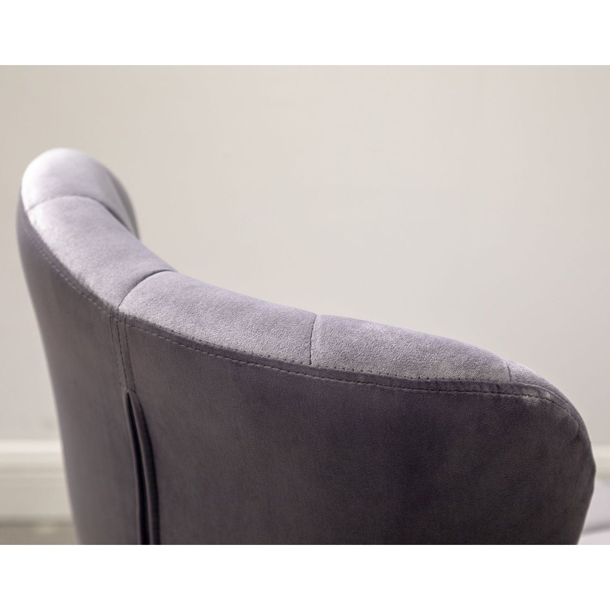 Ellston Upholstered Adjustable Swivel Barstools in Gray, Set of 2