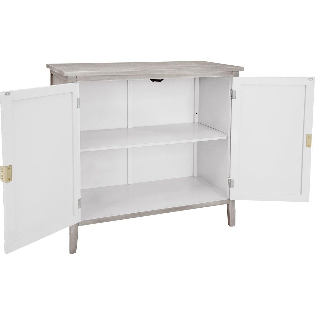 2 Door Cabinet, American Furniture, Suitable for Bedroom, Living Room, Study