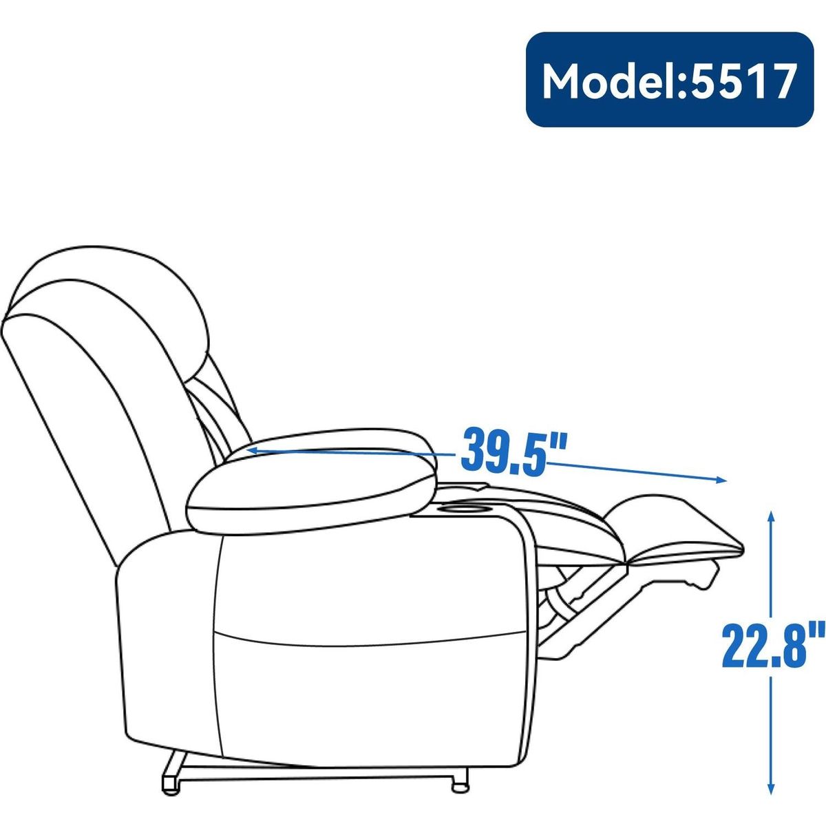 Up to 350 LBS Chenille Power Lift Recliner Chair, Heavy Duty Motion Mechanism with 8-Point Vibration Massage and Lumbar Heating, USB and Type-C Ports, Stainless Steel Cup Holders, Brown