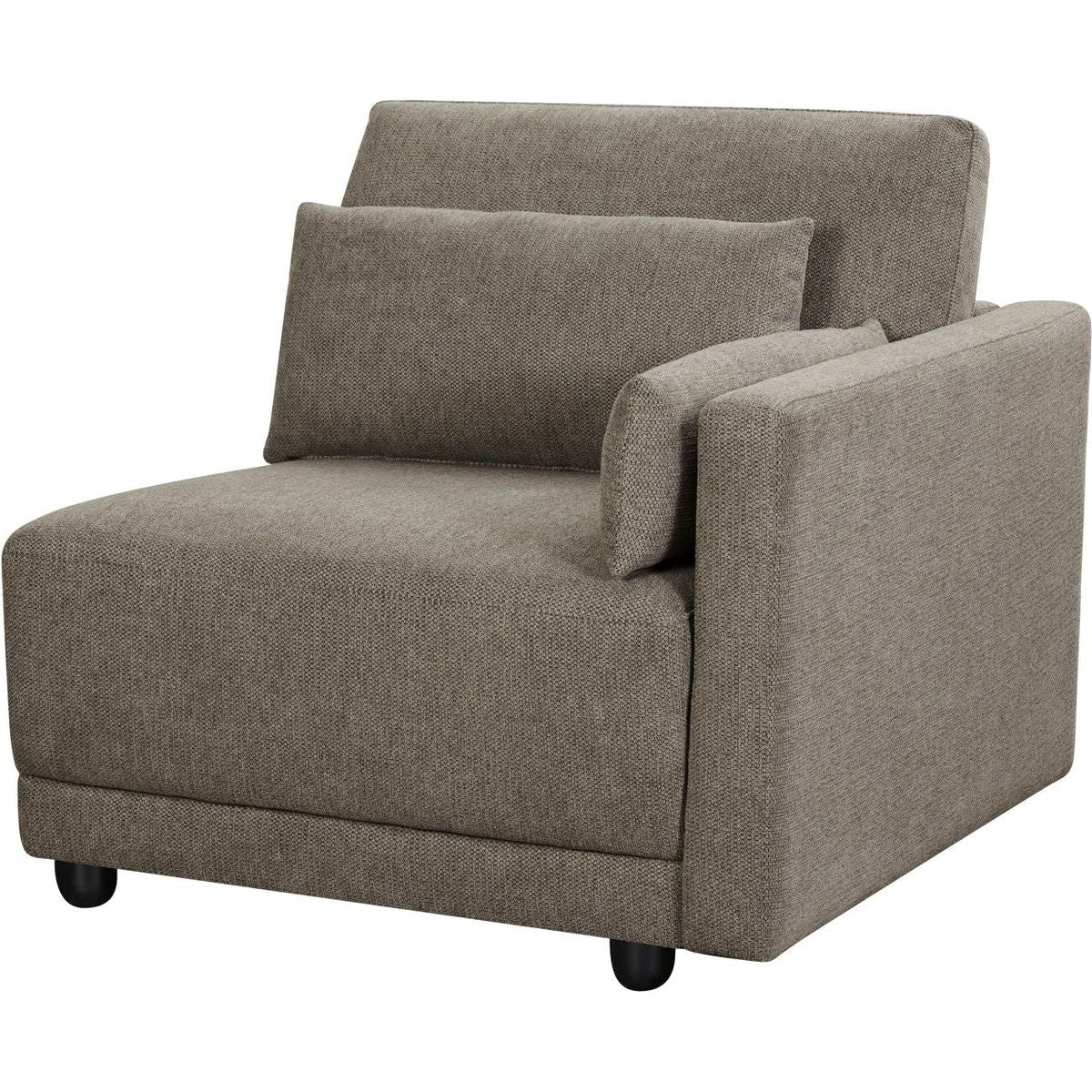 Rylie Modular - RF Chair w/2 Pillows, Gray Linen