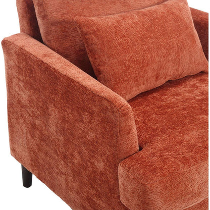 Wood Frame Armchair, Modern Accent Chair Lounge Chair for Living Room