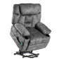 Power Lift Recliner Chair Recliners for Elderly with Heat and Massage Recliner Chair for Living Room with Infinite Position and Double Side Pocket Power Lift Recliner Chair