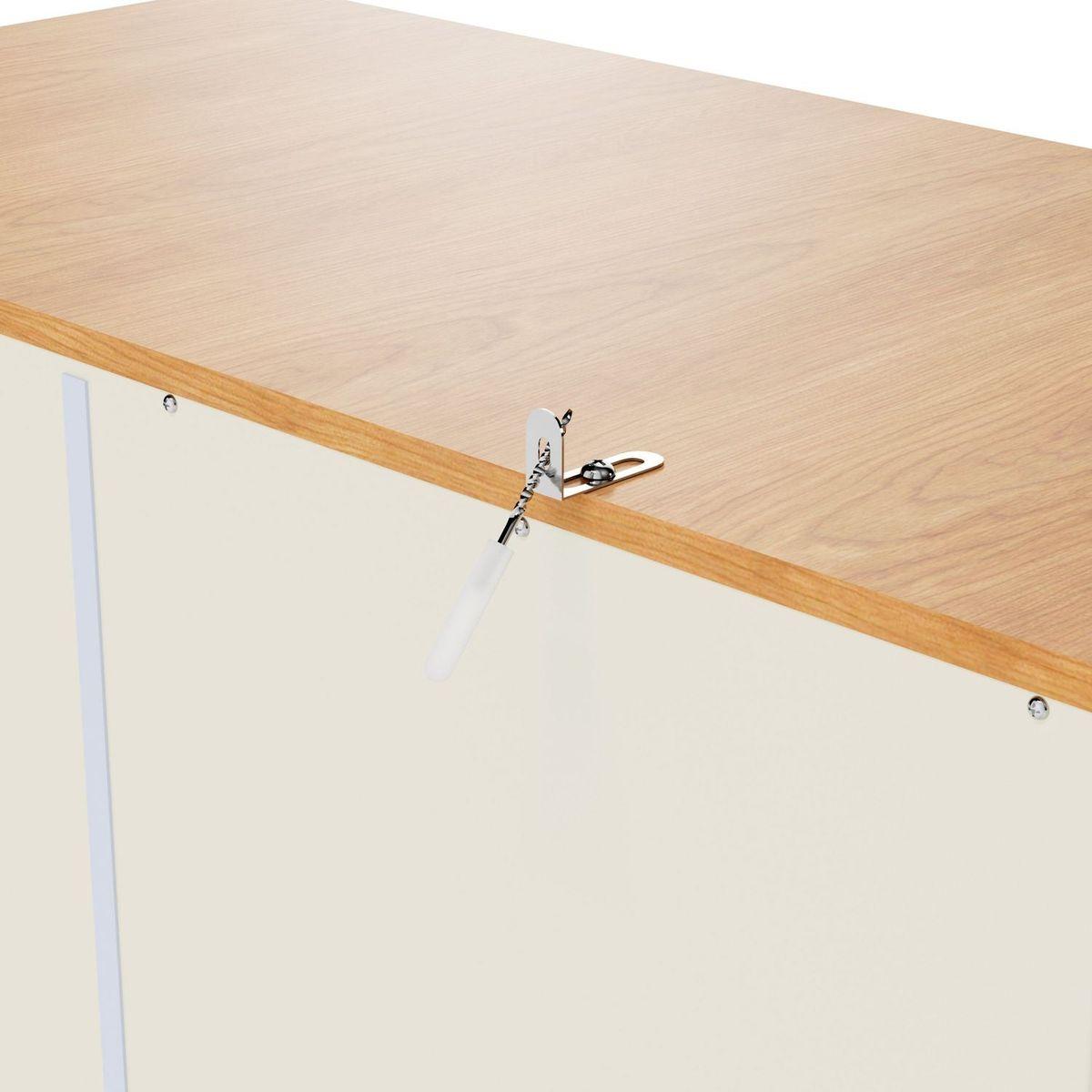 [Assembly Video Provided]40.2x20x71.3inch High Freestanding Kitchen Pantry Large Cupboard Storage Cabinet with 2 Drawers, 2 Adjustable Shelves, 8 Door Shelves for Kitchen, Dining Room,Cream