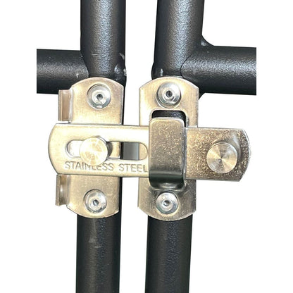 Metal Garden Arch with doors Garden Arbor Trellis Climbing Plants Support Arch Outdoor Arch Wedding Arch Party Events Archway Black