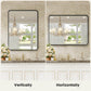 Bathroom Mirror Vanity Mirror for Wall,Aluminum Alloy Framed Wall Mirror Farmhouse,36"x24"