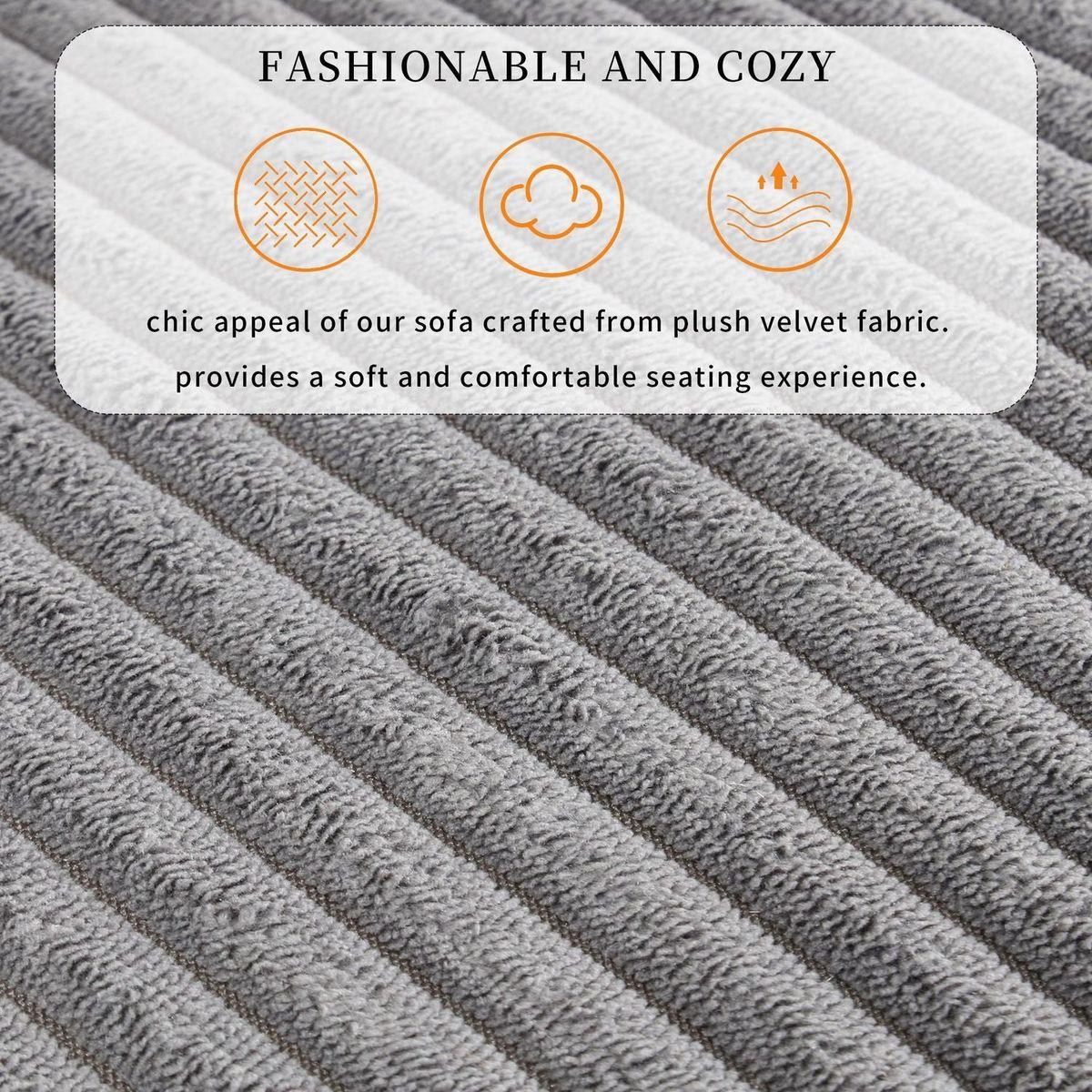 Upholstery Sleeper Sectional Sofa with Storage Bags and 2 cup holders on Arms