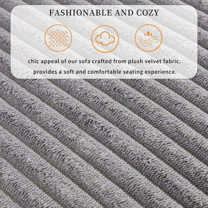 Upholstery Sleeper Sectional Sofa with Storage Bags and 2 cup holders on Arms