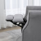 Manual Recliner Chair with Footrest, Contemporary for Living Room