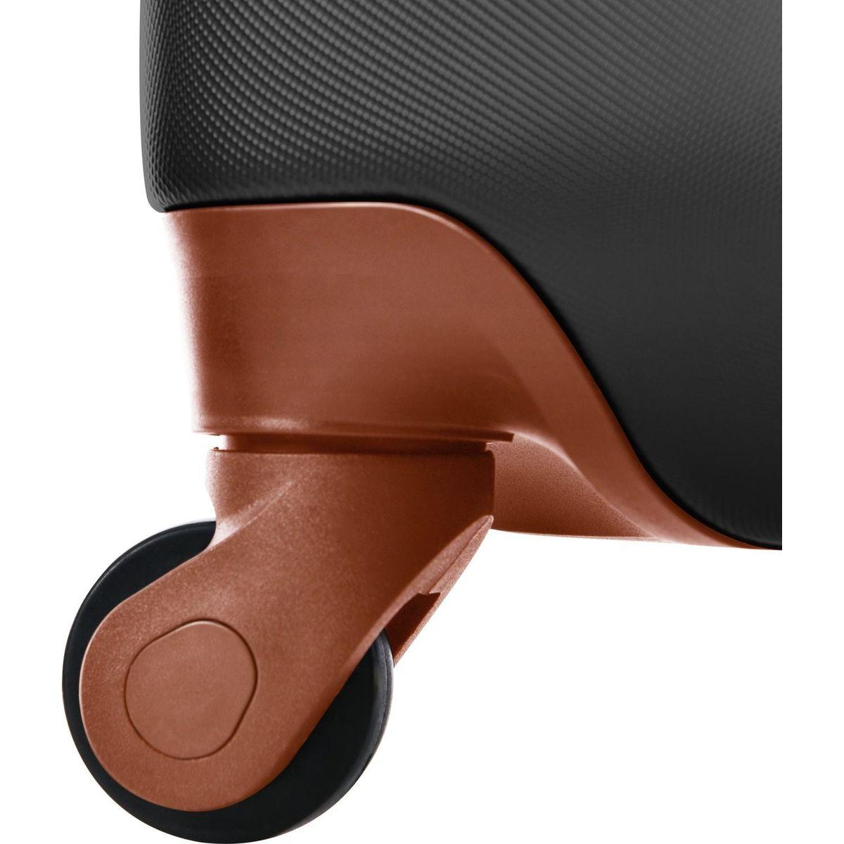 Luggage Sets New Model Expandable ABS Hardshell 3pcs Clearance Luggage Hardside Lightweight Durable Suitcase sets Spinner Wheels Suitcase with TSA Lock 20"24"28"(black and brown)