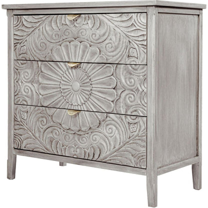 3 Drawer Cabinet, American Furniture, Suitable for Bedroom, Living Room, Study