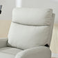 Rocking Recliner Chair,360 Degree Swivel Nursery Rocking Chair,Glider Chair,Modern Small Rocking Swivel Recliner Chair for Bedroom,Living Room Chair Home Theater Seat,Phone Holder(Light Gray)