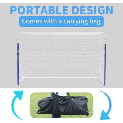 Kids Soccer Goals for Backyard Portable Youth Soccer Goal with Net 8x5 FT