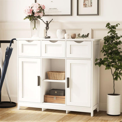 35.4" Wide 3 Drawer Sideboard - Streamdale Furniture