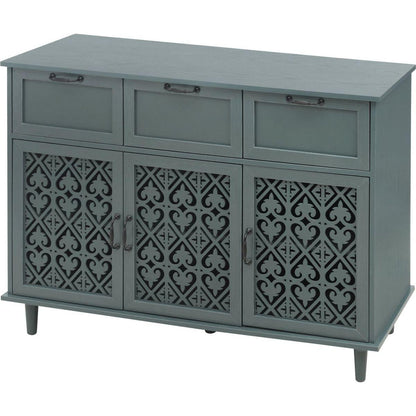 3 Door 3 Drawer Cabinet, American Furniture, Suitable for Bedroom, Living Room, Study