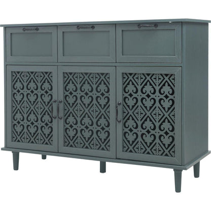 3 Door 3 Drawer Cabinet, American Furniture, Suitable for Bedroom, Living Room, Study