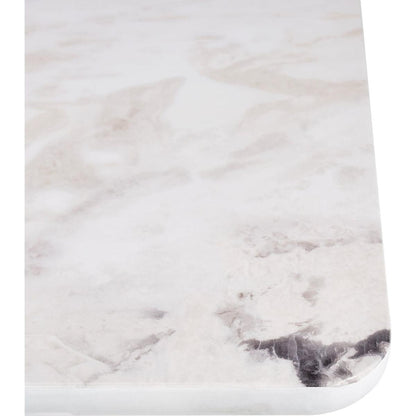 Modern Simple Glossy White Rectangular Counter Bar Table 47.24" x 18.11" x 29.52" For Living Room Bedroom Bedside Entrance House Balcony Office Bathroom.