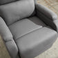 Best Choice Recliner Chair Living Room Reclining Sofa Chair, Home Theater Seating Modern Recliner, Manual Recliner Sofa Chair for Living Room/Office/Apartment, Easy-to-Reach Side Button - Gray