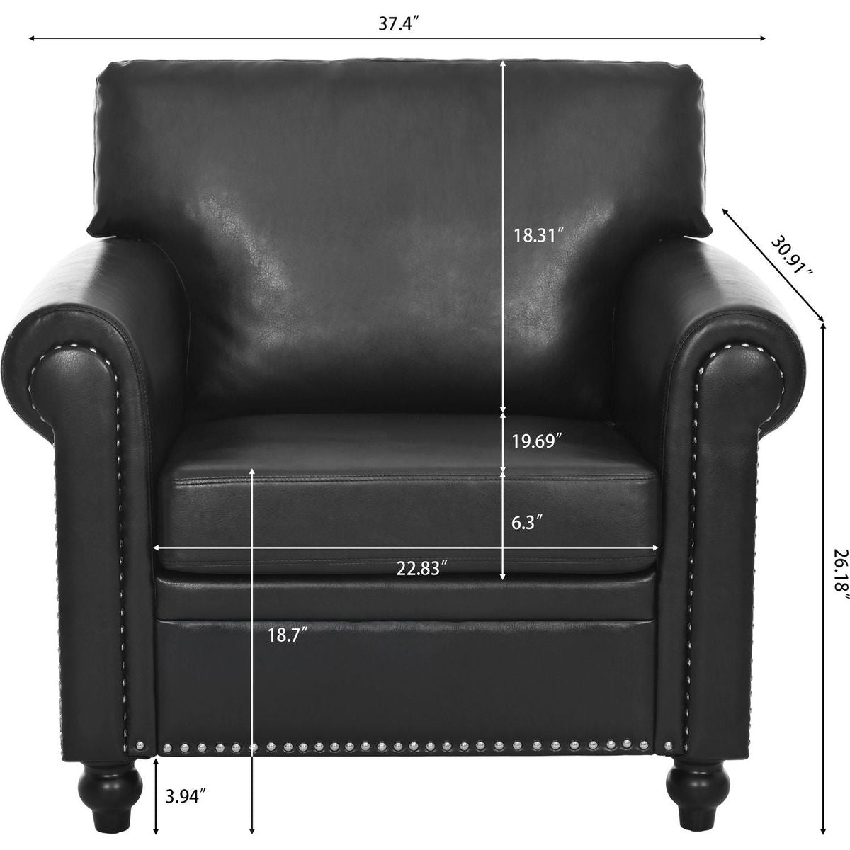 1 Seater Sofa.